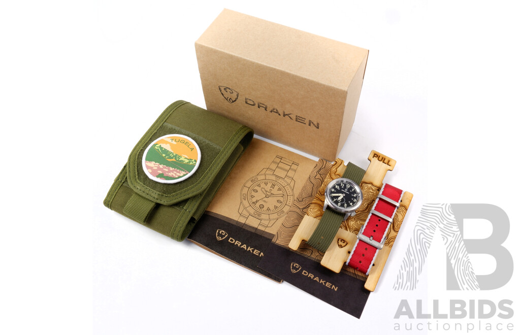 Boxed Draken Aoraki Watch with Spare Band