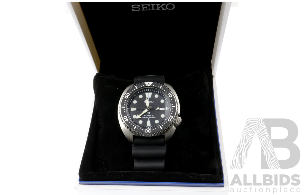 Seiko Prospex Turtle Automatic Divers Watch 4R36-04Y0, 200m, Stainless Steel