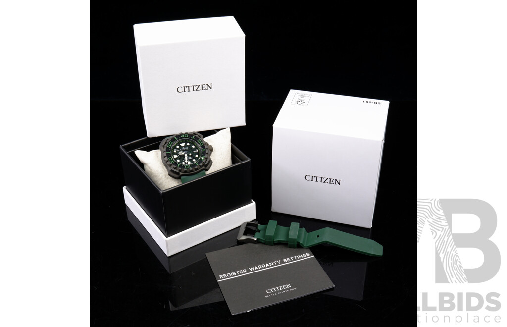 Boxed Citizen Titanium 200m Solar Diver Promaster Watch