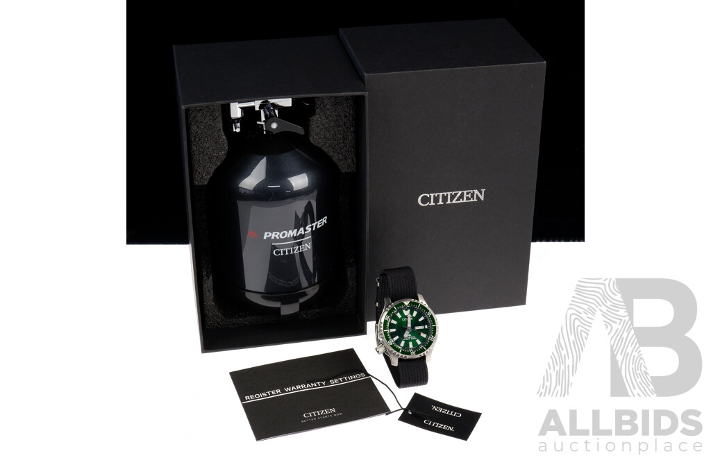 Boxed Citizen Fugu 200m Diver Promaster Watch, Sapphire Crystal