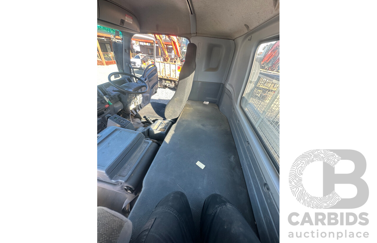 12/ 2017 White Isuzu FYX350 Tanker With Vermeer Mega Vac
