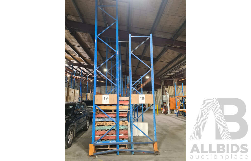 DEXION Warehouse Pallet Racking 14 Bay System - Approximate ORP $4000