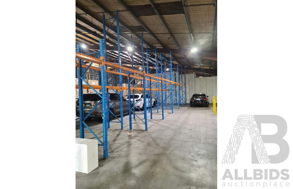 DEXION Warehouse Pallet Racking 14 Bay System - Approximate ORP $4000