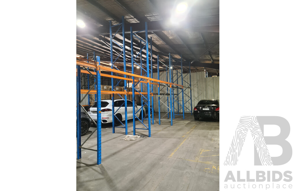 DEXION Warehouse Pallet Racking 14 Bay System - Approximate ORP $4000
