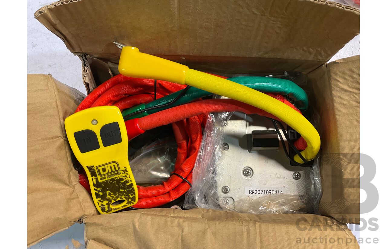 TJM TORQ WINCH 9500LB INC SYNTHETIC ROPE - ORP $1,349.00