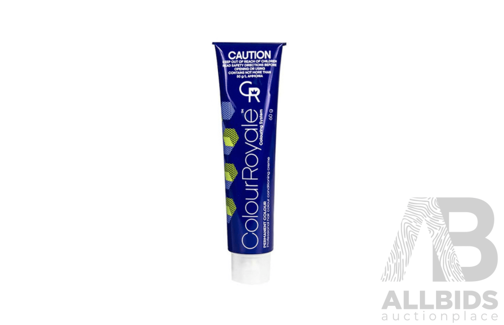 Colour Royale Assorted Colours Professional Hair Colour Conditioning Creme 60ml - Lot of 48 - ORP$768