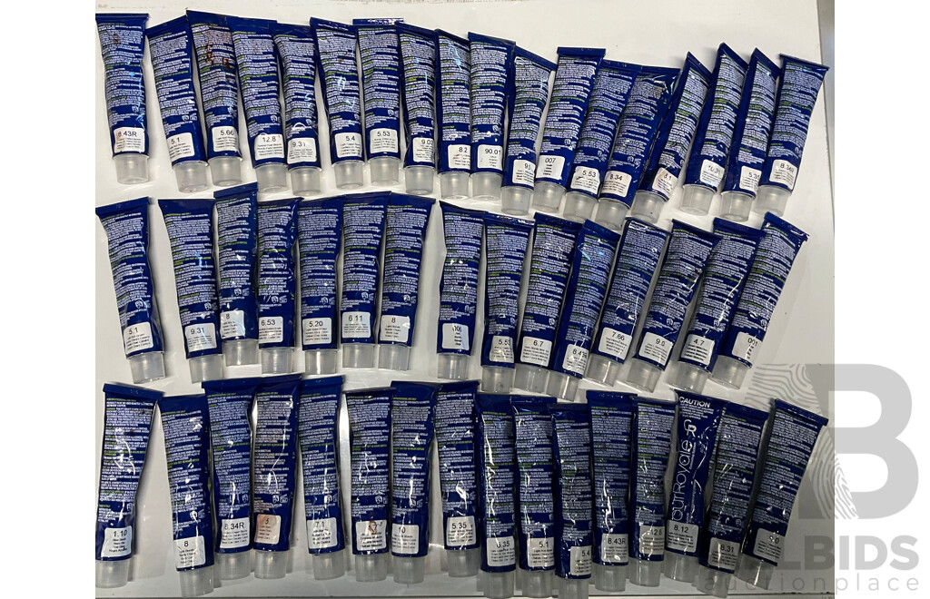 Colour Royale Assorted Colours Professional Hair Colour Conditioning Creme 60ml - Lot of 48 - ORP$768