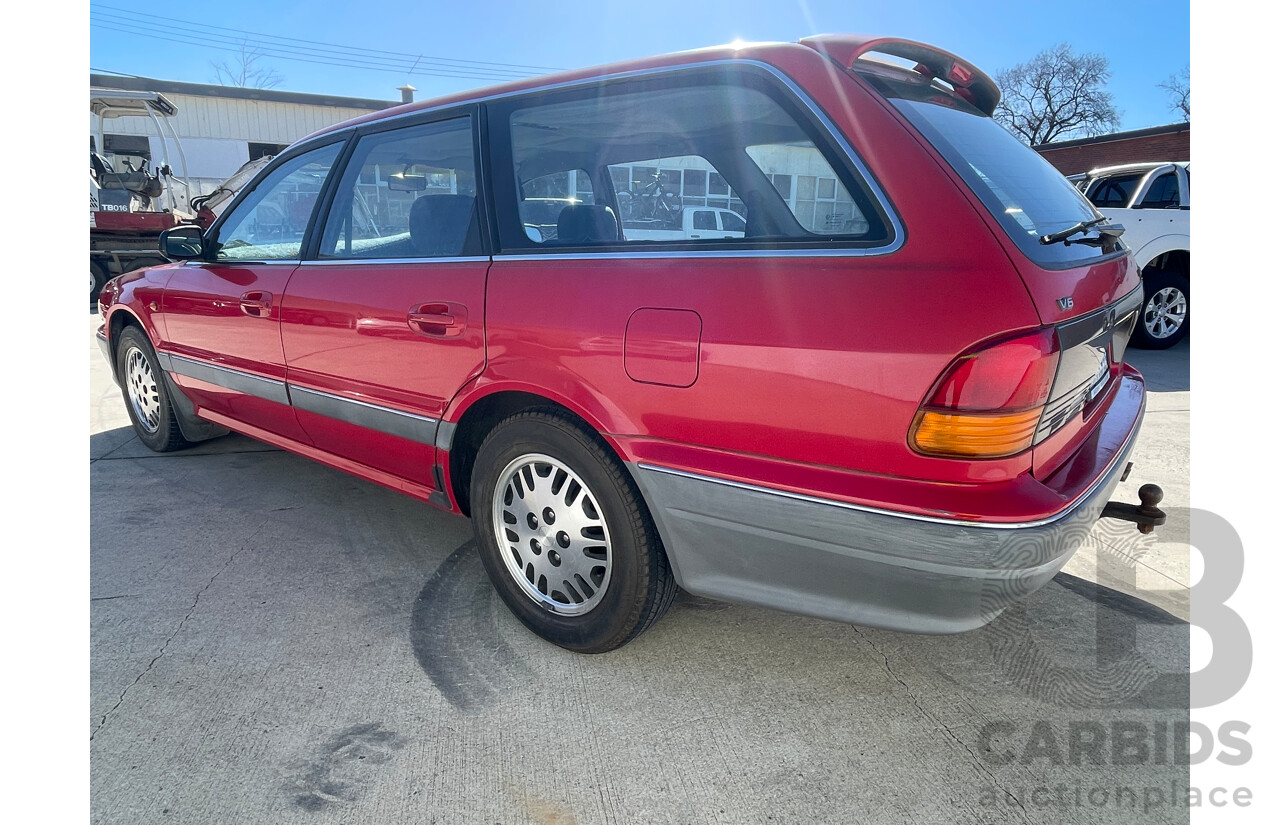 9/1993 Mitsubishi Magna Executive TR 4d Wagon Red 3.0L