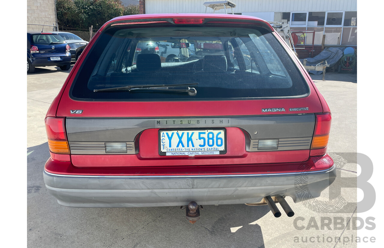 9/1993 Mitsubishi Magna Executive TR 4d Wagon Red 3.0L