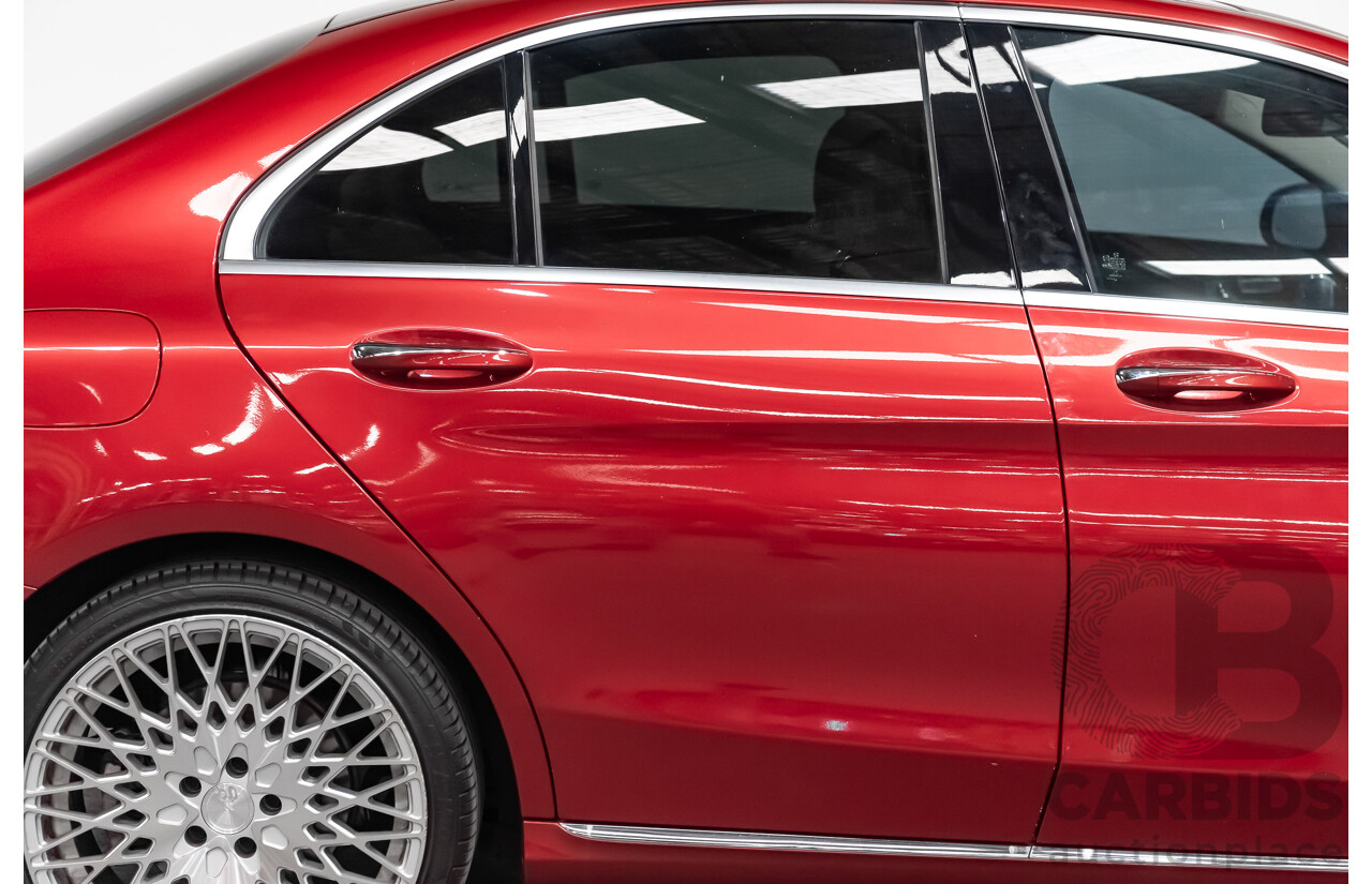 7/2015 Mercedes-Benz C250 W205 4d Sedan Hyacinth Red Metallic Turbo 2.0L