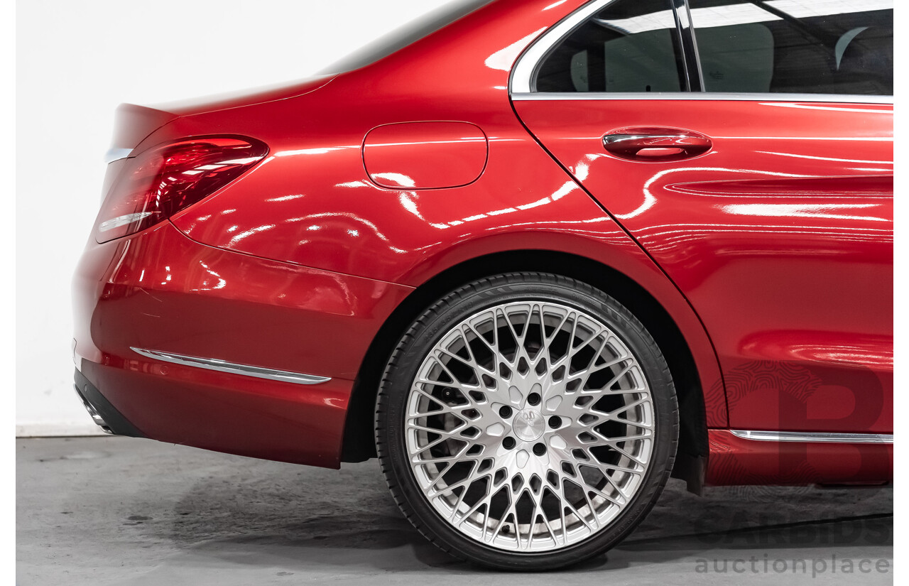 7/2015 Mercedes-Benz C250 W205 4d Sedan Hyacinth Red Metallic Turbo 2.0L