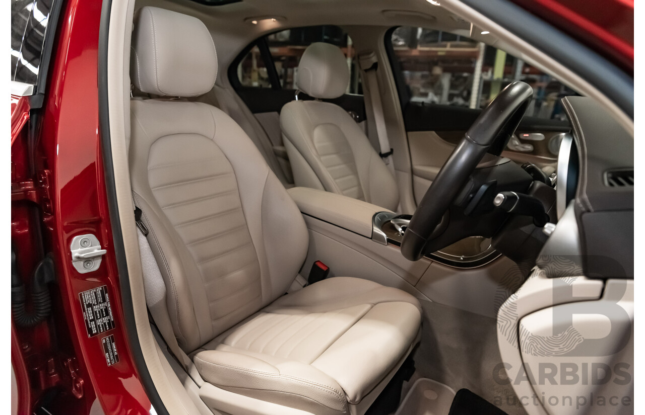 7/2015 Mercedes-Benz C250 W205 4d Sedan Hyacinth Red Metallic Turbo 2.0L