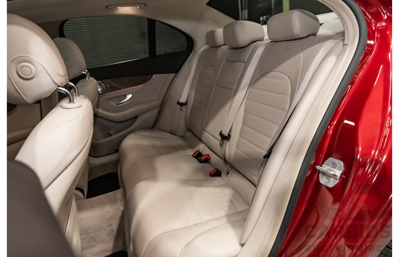 7/2015 Mercedes-Benz C250 W205 4d Sedan Hyacinth Red Metallic Turbo 2.0L