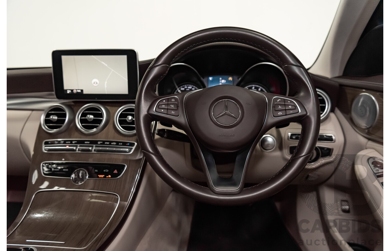 7/2015 Mercedes-Benz C250 W205 4d Sedan Hyacinth Red Metallic Turbo 2.0L