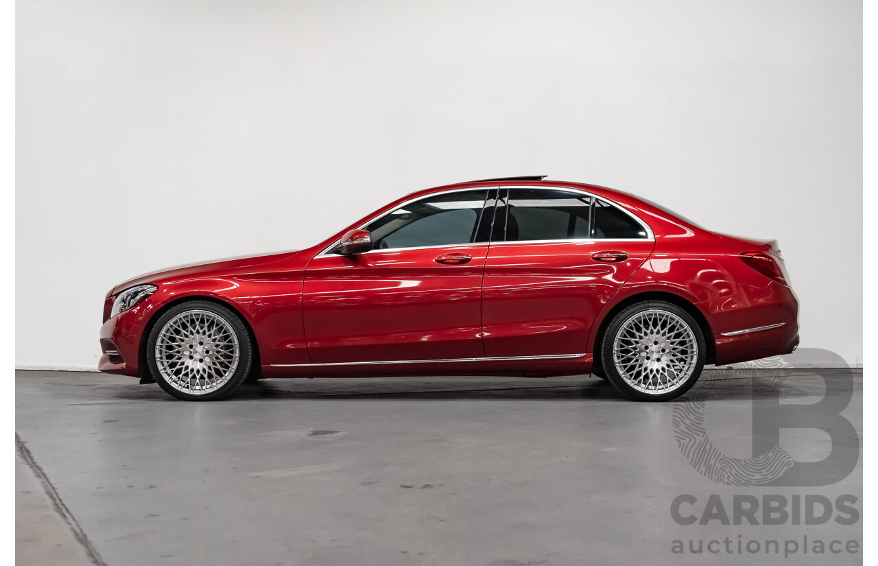 7/2015 Mercedes-Benz C250 W205 4d Sedan Hyacinth Red Metallic Turbo 2.0L