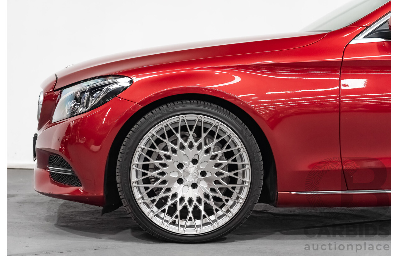 7/2015 Mercedes-Benz C250 W205 4d Sedan Hyacinth Red Metallic Turbo 2.0L
