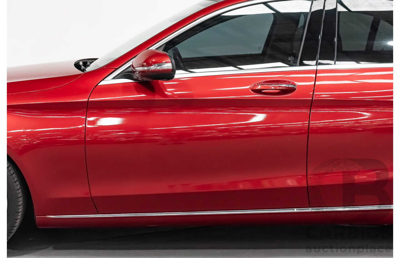 7/2015 Mercedes-Benz C250 W205 4d Sedan Hyacinth Red Metallic Turbo 2.0L
