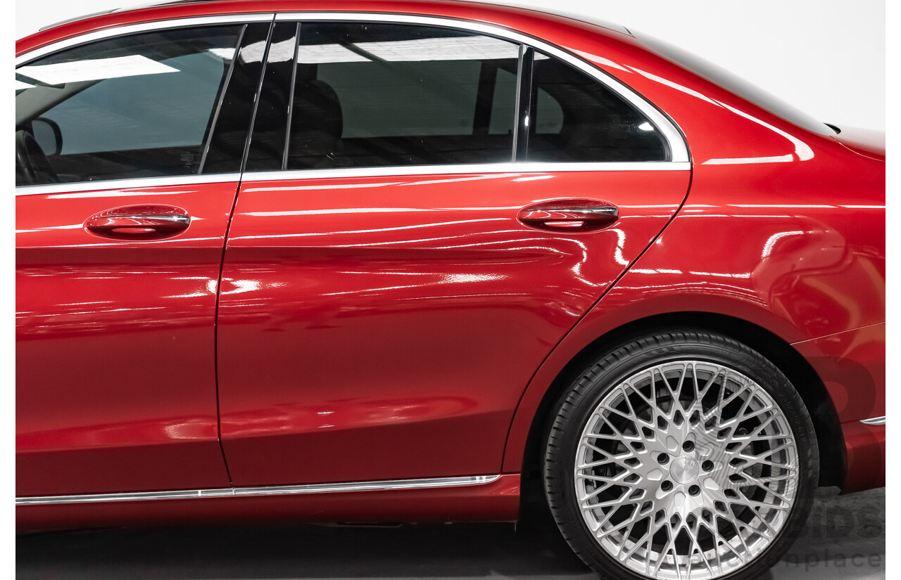 7/2015 Mercedes-Benz C250 W205 4d Sedan Hyacinth Red Metallic Turbo 2.0L