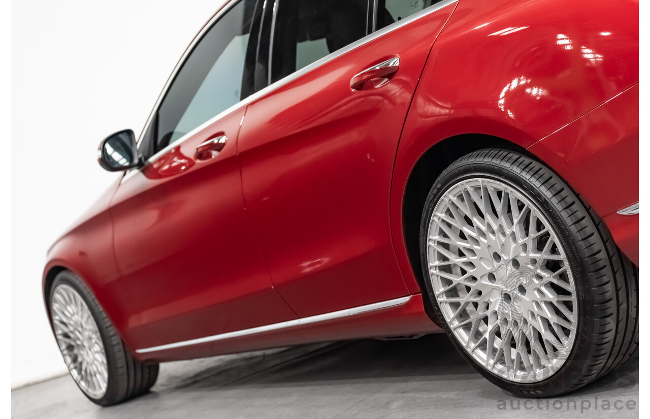 7/2015 Mercedes-Benz C250 W205 4d Sedan Hyacinth Red Metallic Turbo 2.0L