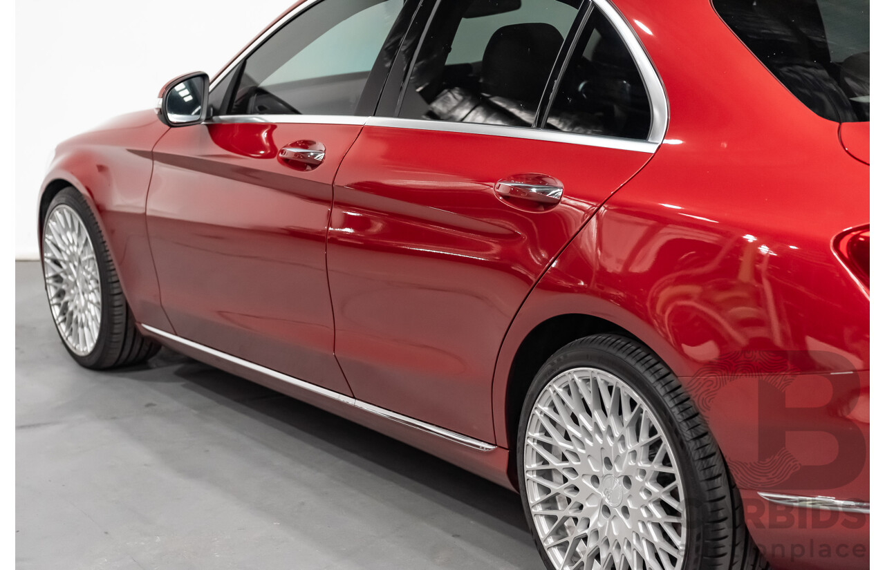 7/2015 Mercedes-Benz C250 W205 4d Sedan Hyacinth Red Metallic Turbo 2.0L
