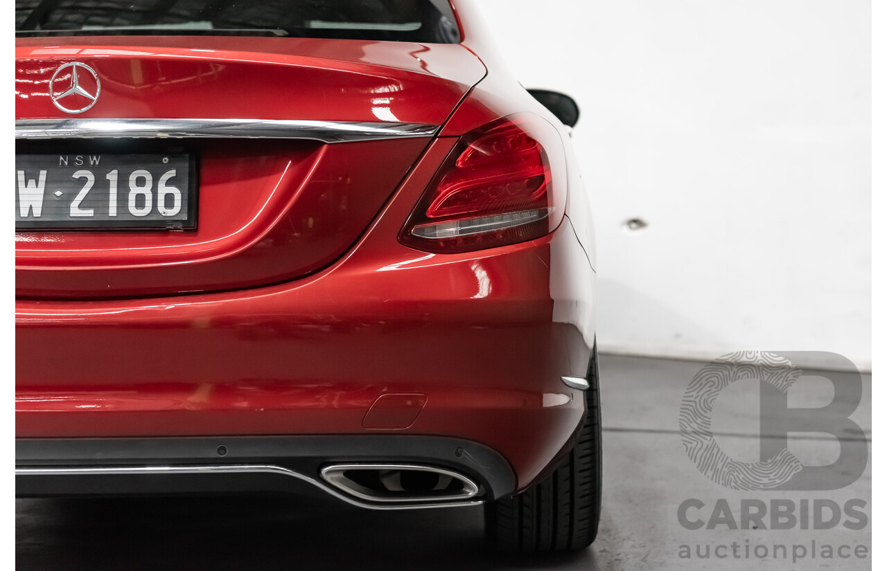 7/2015 Mercedes-Benz C250 W205 4d Sedan Hyacinth Red Metallic Turbo 2.0L