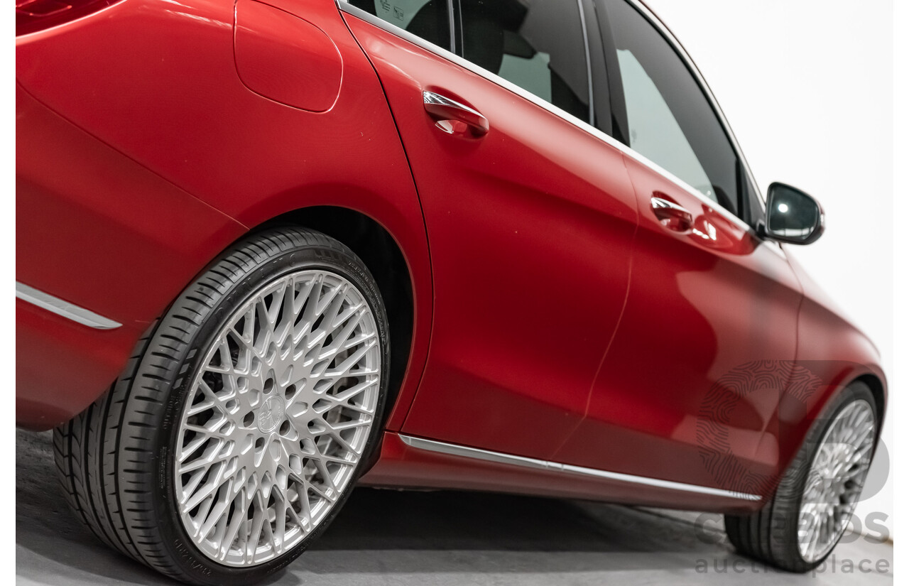7/2015 Mercedes-Benz C250 W205 4d Sedan Hyacinth Red Metallic Turbo 2.0L