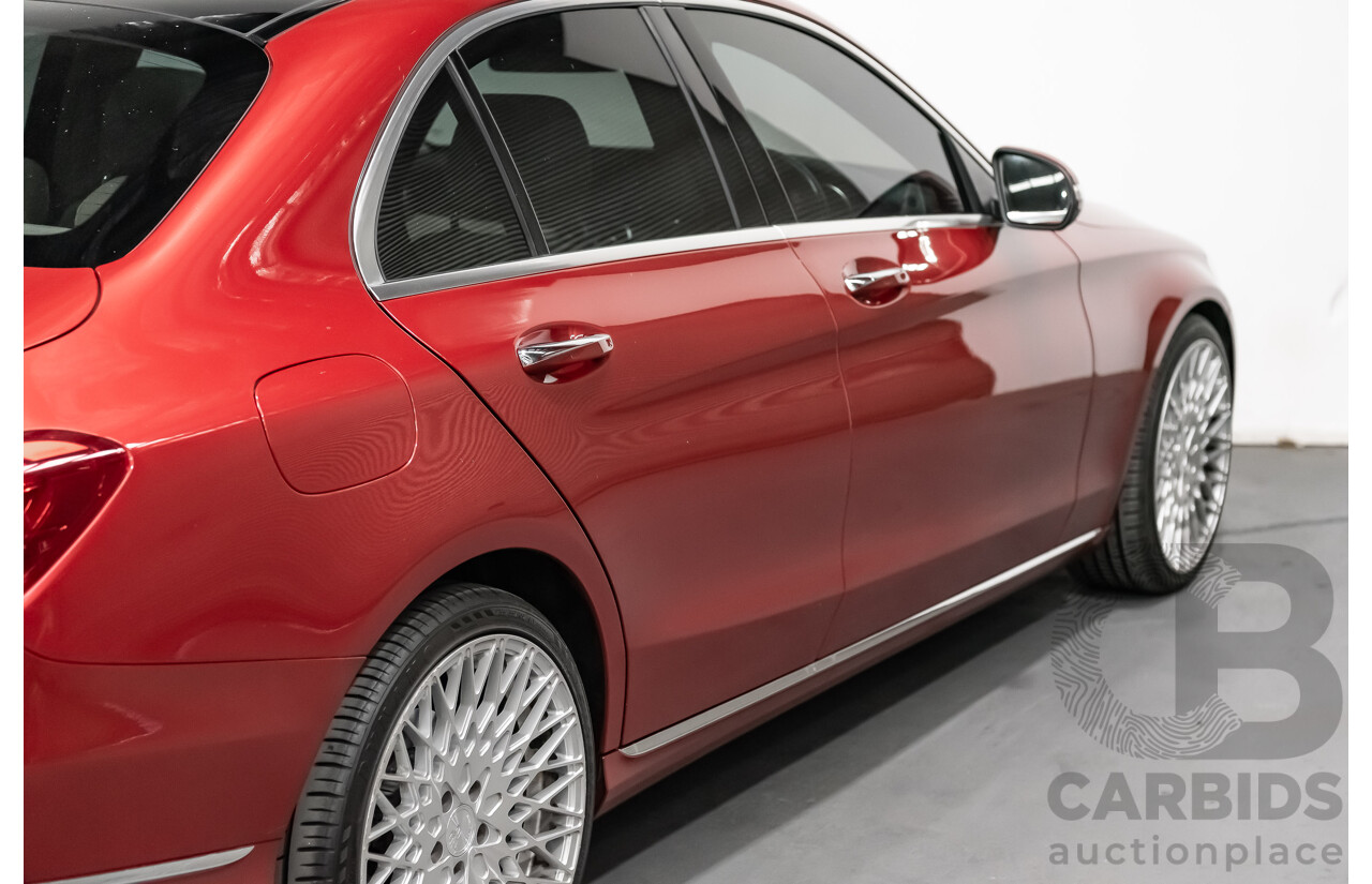 7/2015 Mercedes-Benz C250 W205 4d Sedan Hyacinth Red Metallic Turbo 2.0L