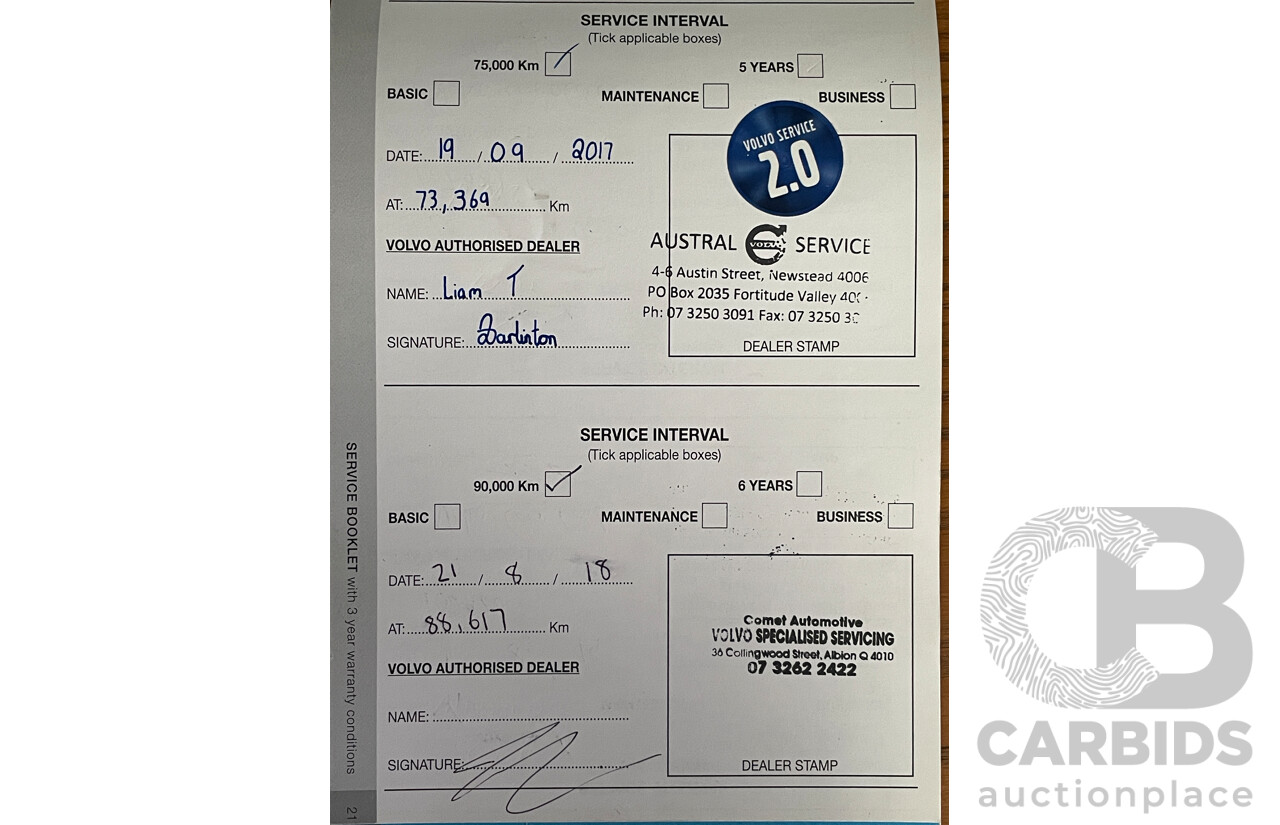 8/2013 Volvo V40 T5 R-Design M 5d Hatchback White 2.5L