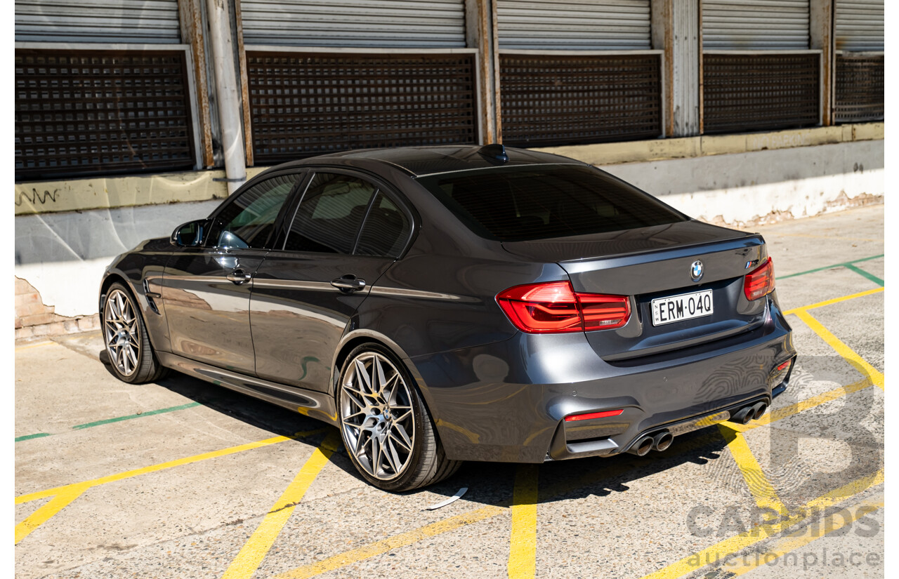 5/2017 BMW M3 Competition F80 LCI 4d Sedan Metallic Grey Twin Turbo 3.0L