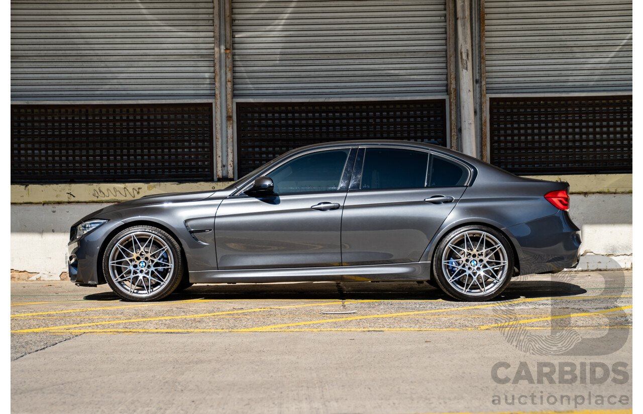 5/2017 BMW M3 Competition F80 LCI 4d Sedan Metallic Grey Twin Turbo 3.0L