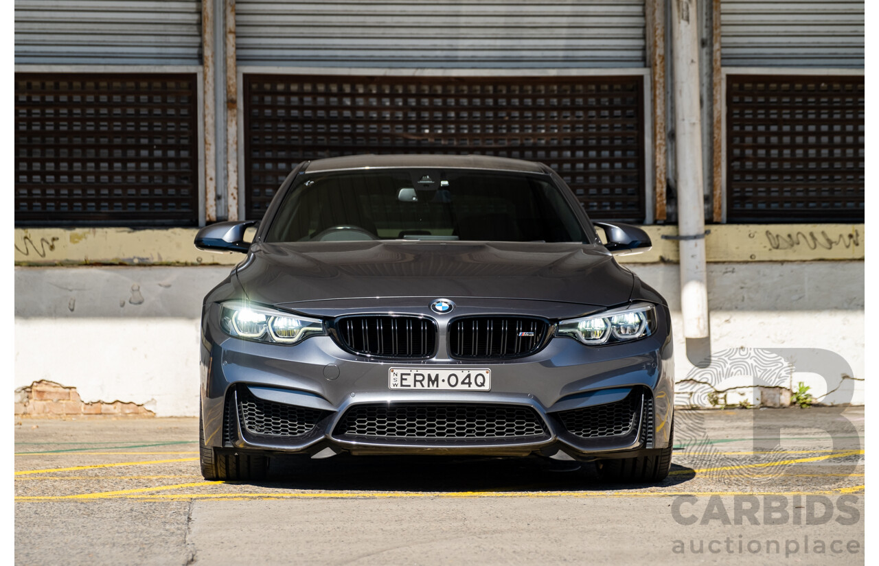 5/2017 BMW M3 Competition F80 LCI 4d Sedan Metallic Grey Twin Turbo 3.0L