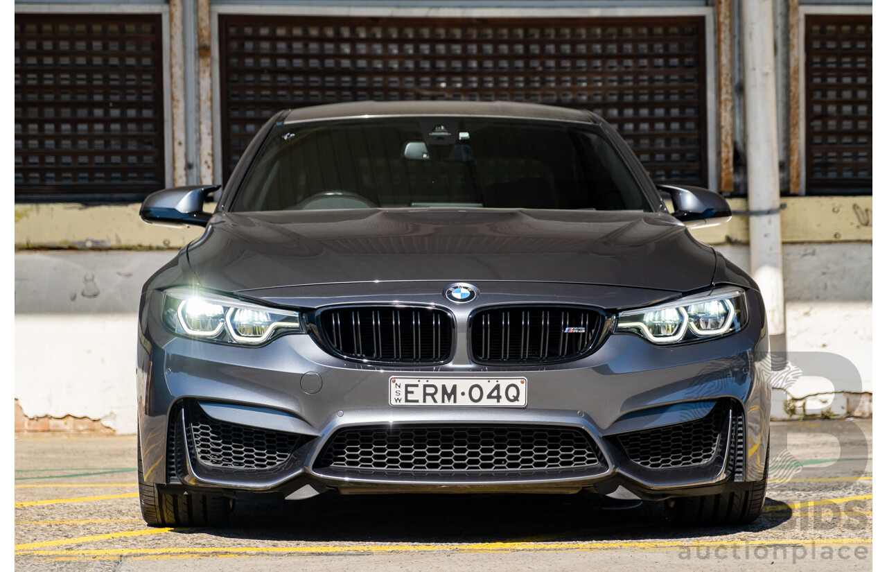 5/2017 BMW M3 Competition F80 LCI 4d Sedan Metallic Grey Twin Turbo 3.0L