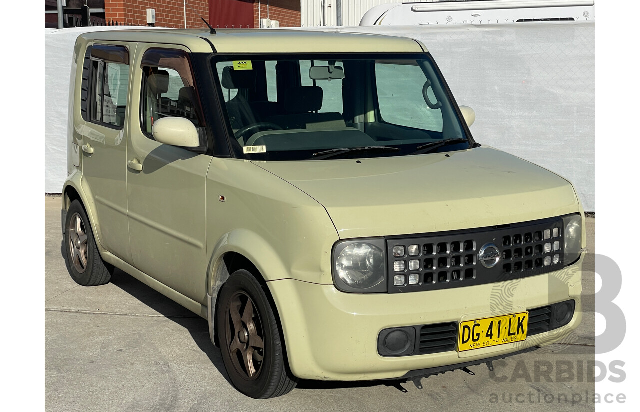 02/2003 Nissan Cube Wagon Yellow 1.4L - Personal Import(dated 06/2011)