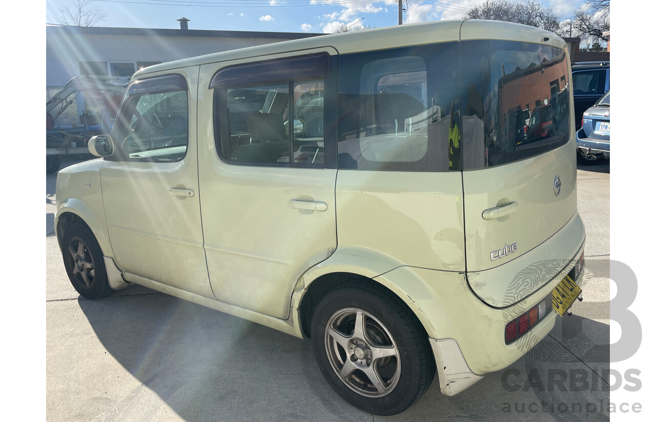 02/2003 Nissan Cube Wagon Yellow 1.4L - Personal Import(dated 06/2011)