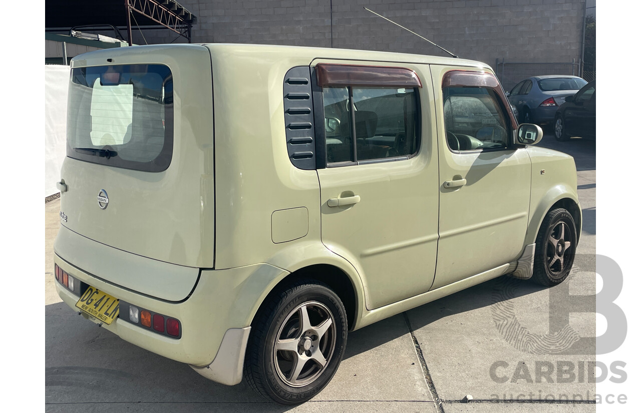 02/2003 Nissan Cube Wagon Yellow 1.4L - Personal Import(dated 06/2011)