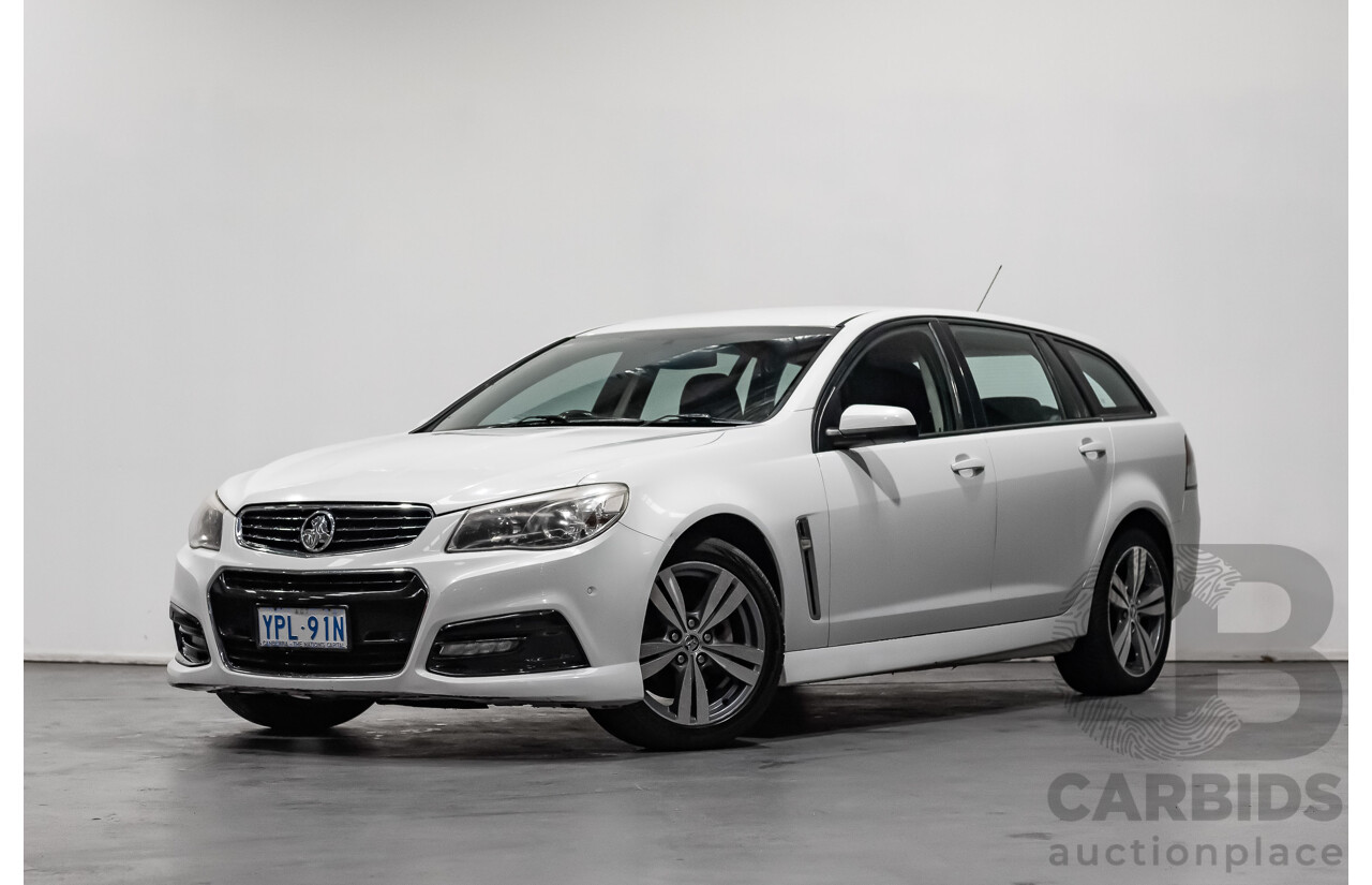 7/2014 Holden Commodore SV6 VF 4d Sportwagon White 3.6L V6