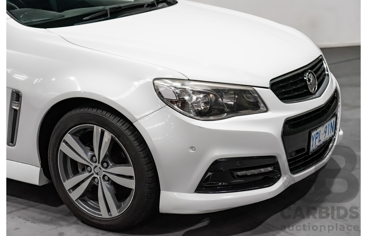 7/2014 Holden Commodore SV6 VF 4d Sportwagon White 3.6L V6