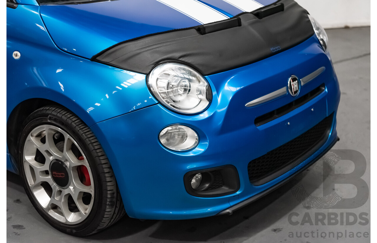11/2014 Fiat 500 S 3d Hatchback Blue 1.4L