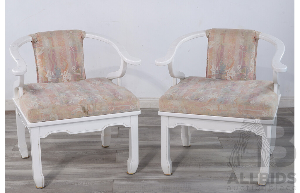 Pair of Vintage Van Treight Tub Chairs