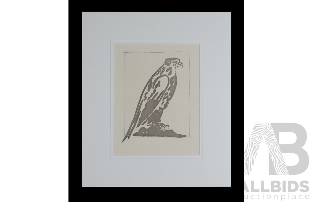 Pablo Picasso (1881-1973, Spanish), Sparrowhawk 1936 (Printed 1942), Sugarlift Aquatint & Drypoint on Vidalon Wove Paper with Vollard Watermark
