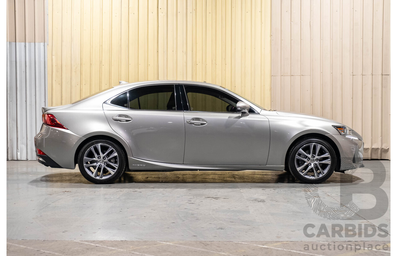 3/2018 Lexus IS300h Luxury Hybrid AVE30R MY16 4d Sedan Metallic Silver 2.5L