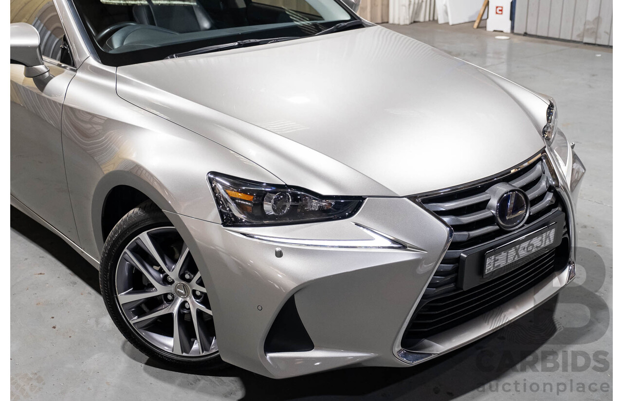 3/2018 Lexus IS300h Luxury Hybrid AVE30R MY16 4d Sedan Metallic Silver 2.5L