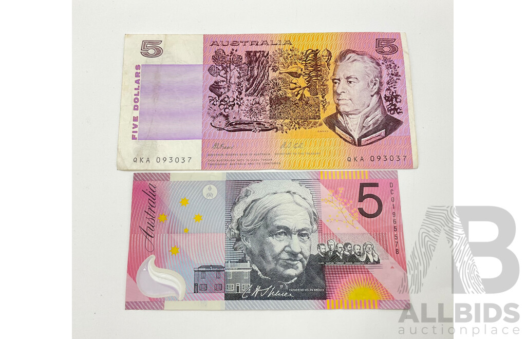 Australian Five Dollar Polymer - Lot 1486681 | ALLBIDS