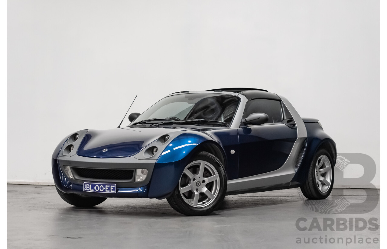 1/2004 Smart Roadster R452 2d Convertible Metallic Blue Turbo 0.7L