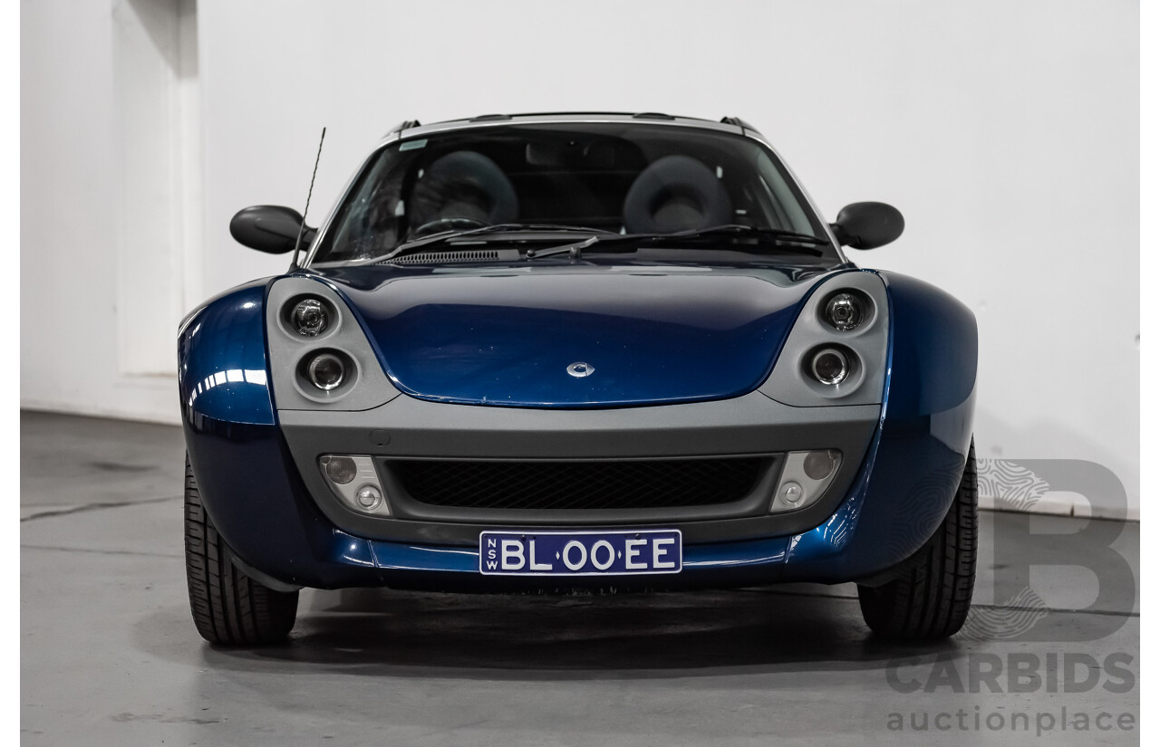 1/2004 Smart Roadster R452 2d Convertible Metallic Blue Turbo 0.7L