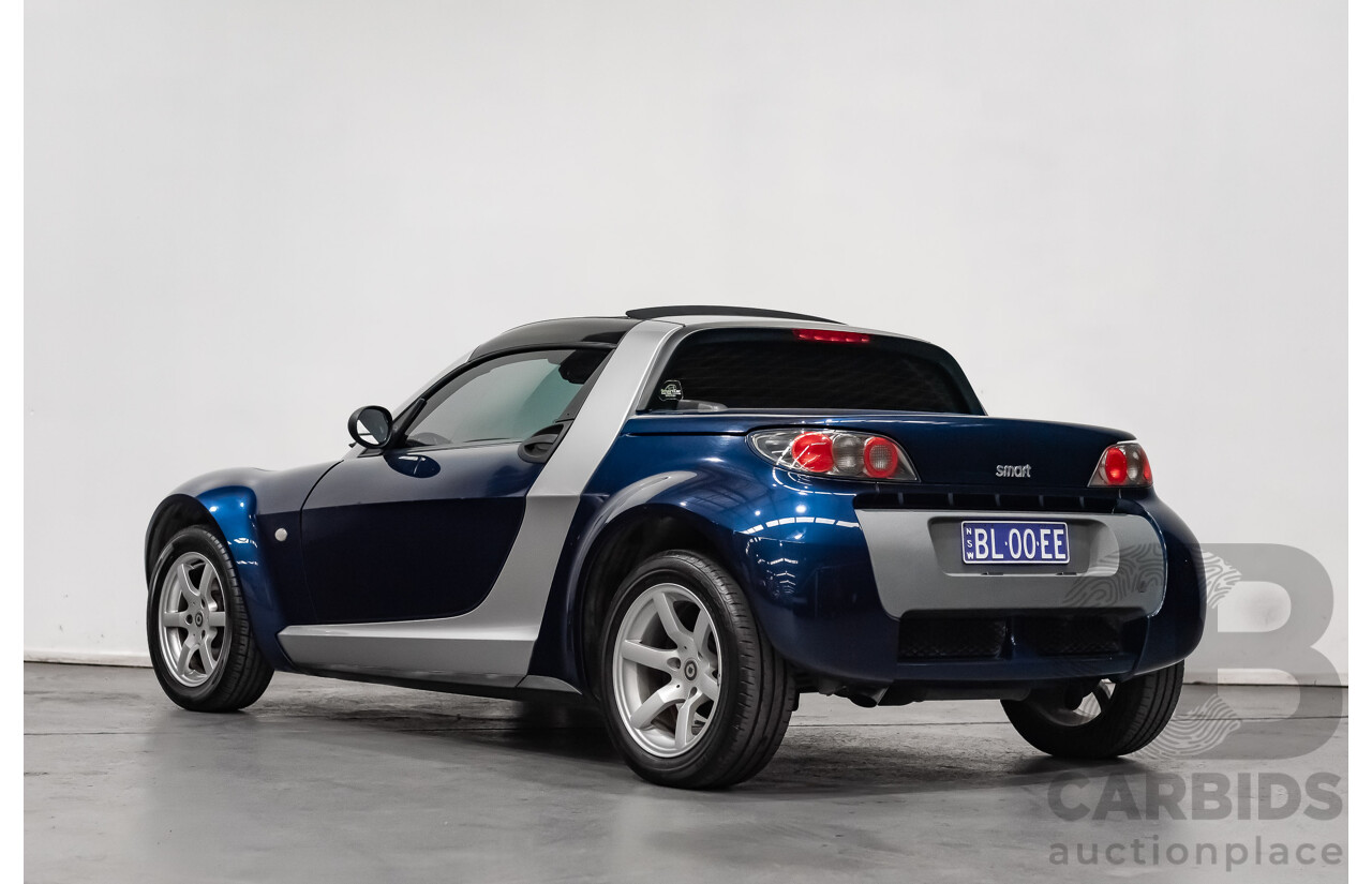 1/2004 Smart Roadster R452 2d Convertible Metallic Blue Turbo 0.7L