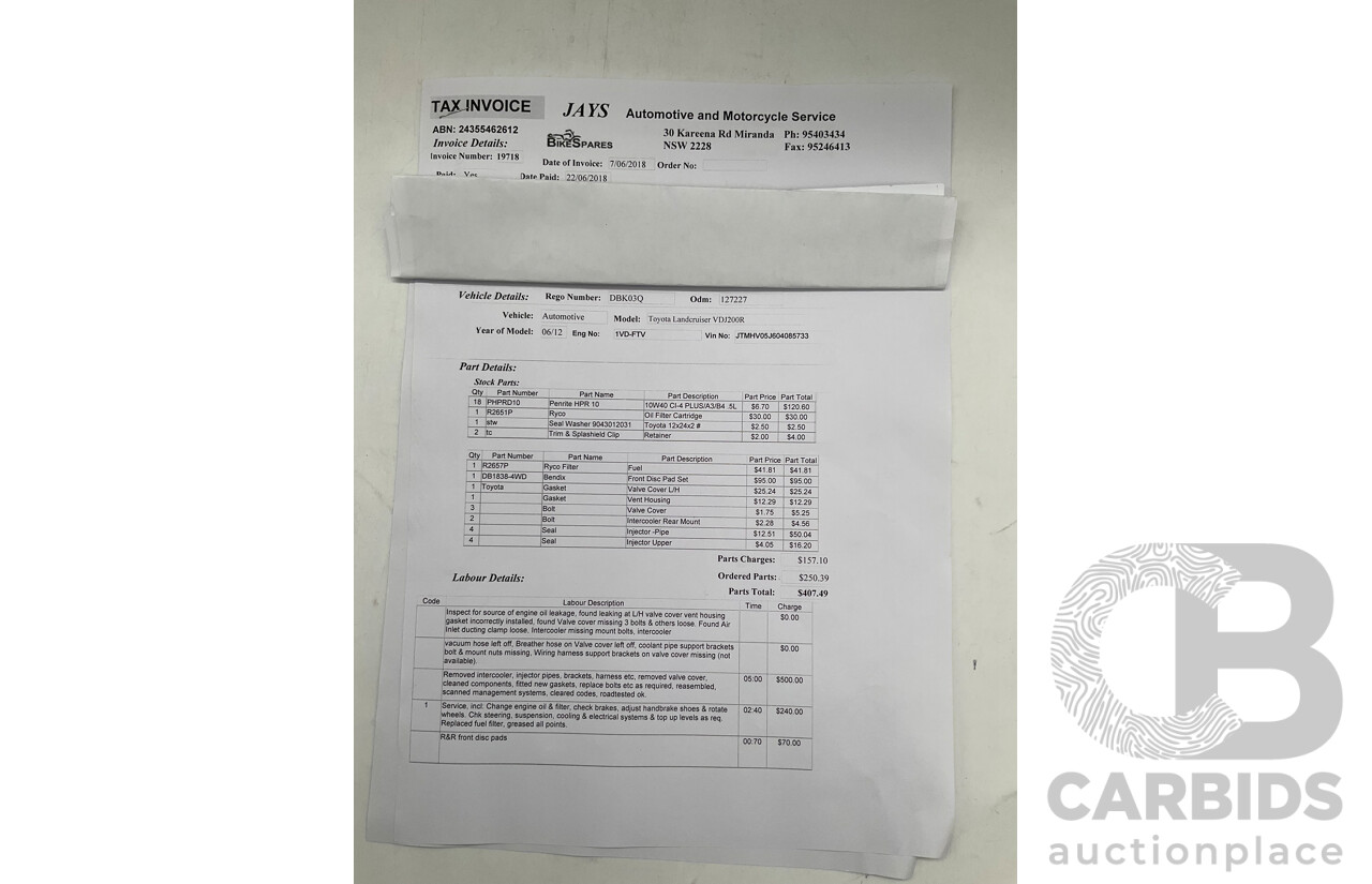 6/2012 Toyota Landcruiser Sahara (4x4) VDJ200R 4d Wagon Silver Turbo Diesel V8 4.5L