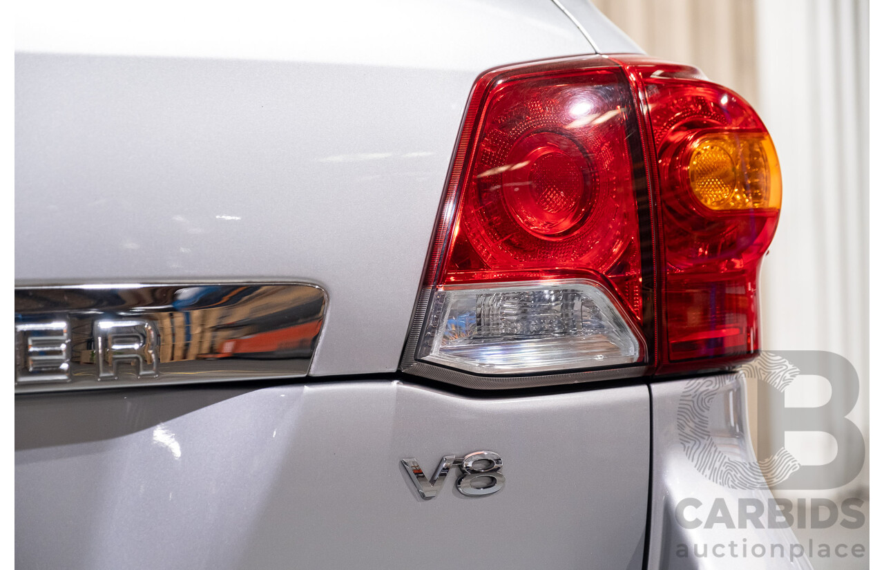 6/2012 Toyota Landcruiser Sahara (4x4) VDJ200R 4d Wagon Silver Turbo Diesel V8 4.5L