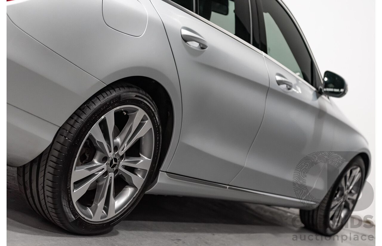 5/2017 Mercedes Benz C200 W205 MY16 4d Sedan Iridium Silver Metallic Turbo 2.0L