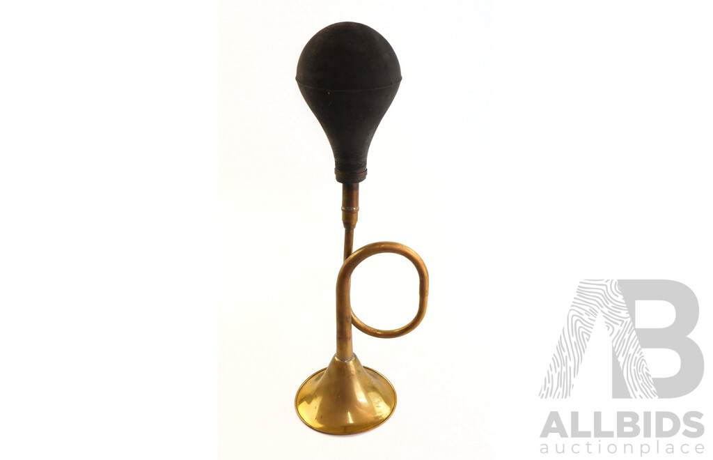 Vintage Brass Car Air Horn